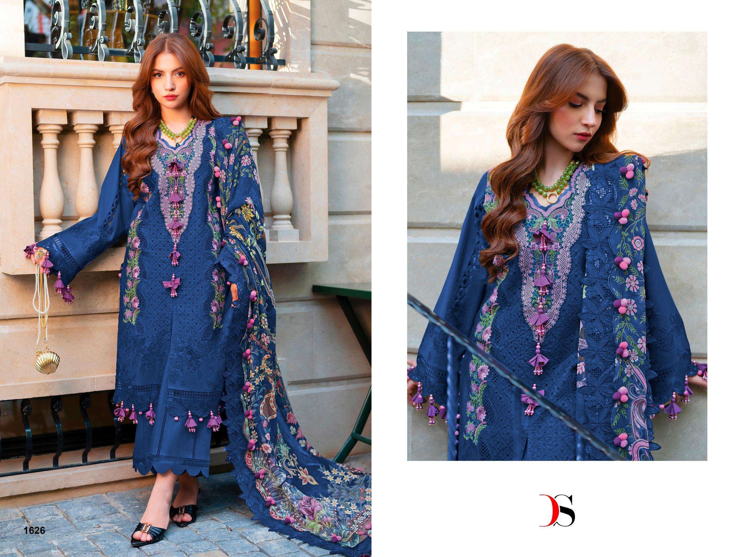 DEEPSY SUITS OMBRE STRALET VOL 2 COTTON EMBROIDERY DESIGNER PAKISTANI SUIT