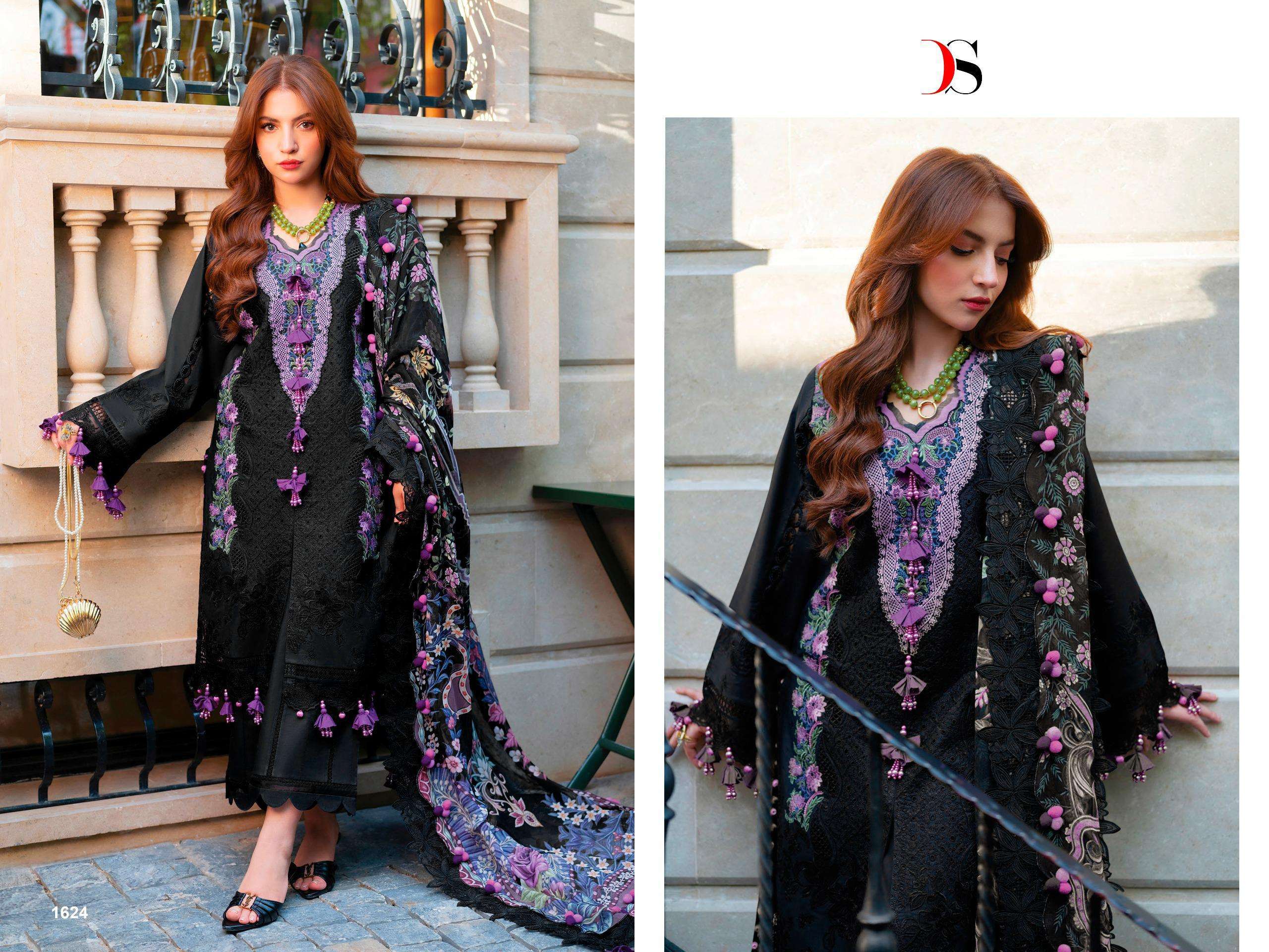 DEEPSY SUITS OMBRE STRALET VOL 2 COTTON EMBROIDERY DESIGNER PAKISTANI SUIT
