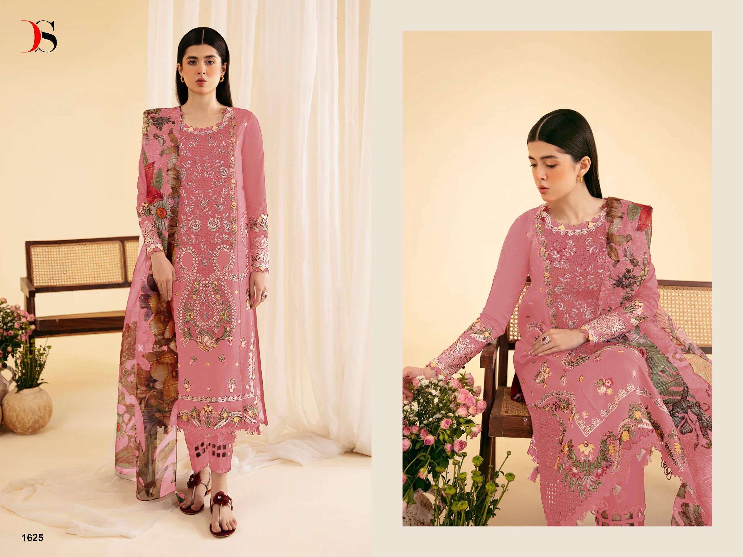 DEEPSY SUITS QALAMKAR LAWN 26 COTTON EMBROIDERY DESIGNER WORK SUIT