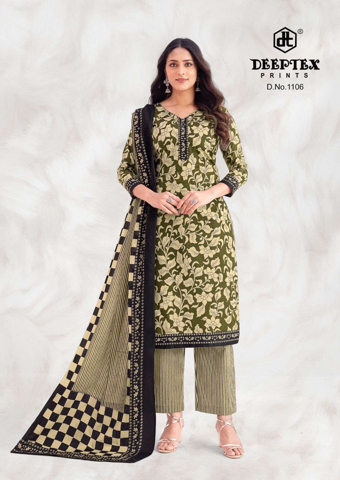 DEEPTEX PRINTS AALIZA VOL 11 COTTON PRINTED LADIES SALWAR SUIT