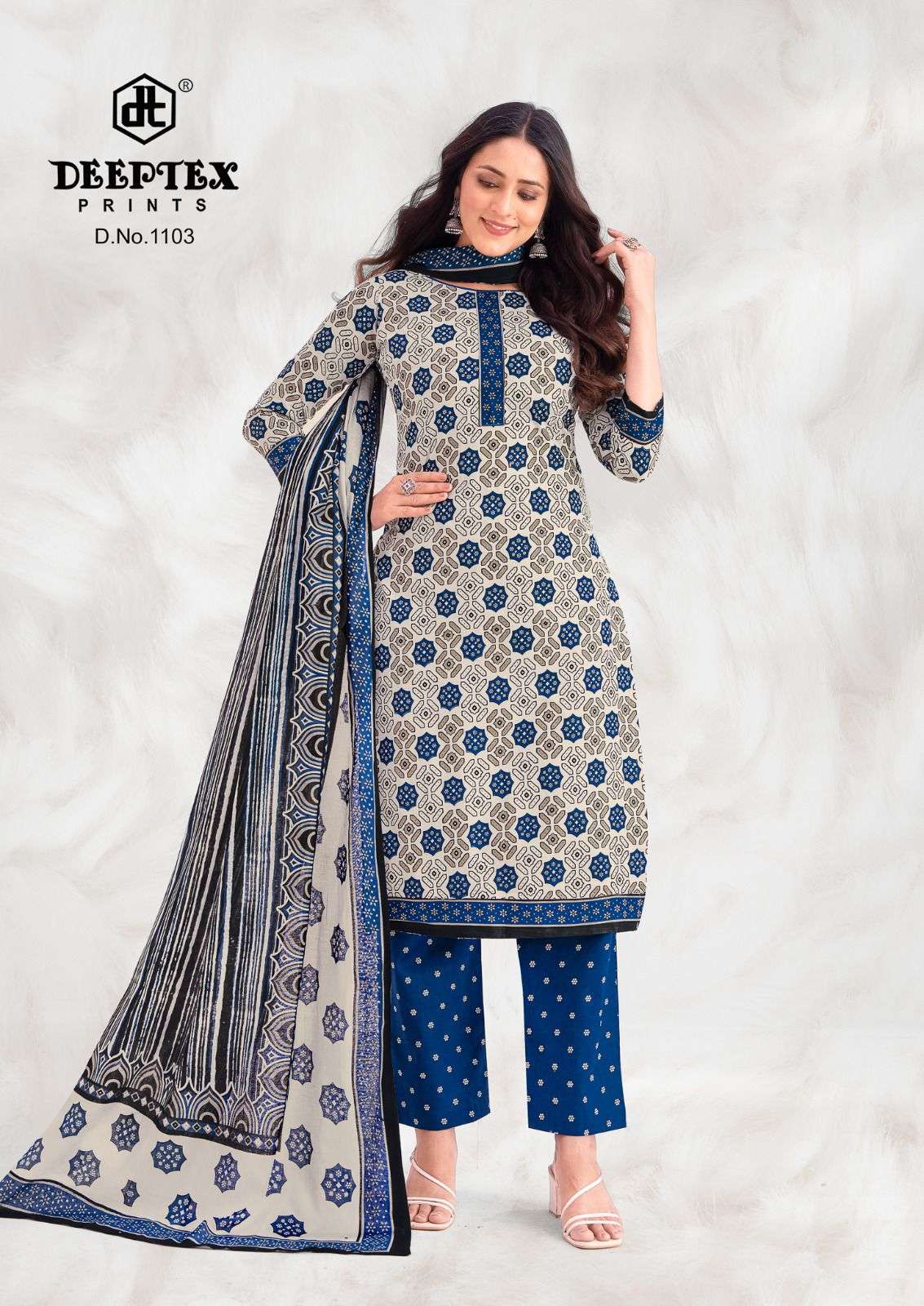 DEEPTEX PRINTS AALIZA VOL 11 COTTON PRINTED LADIES SALWAR SUIT