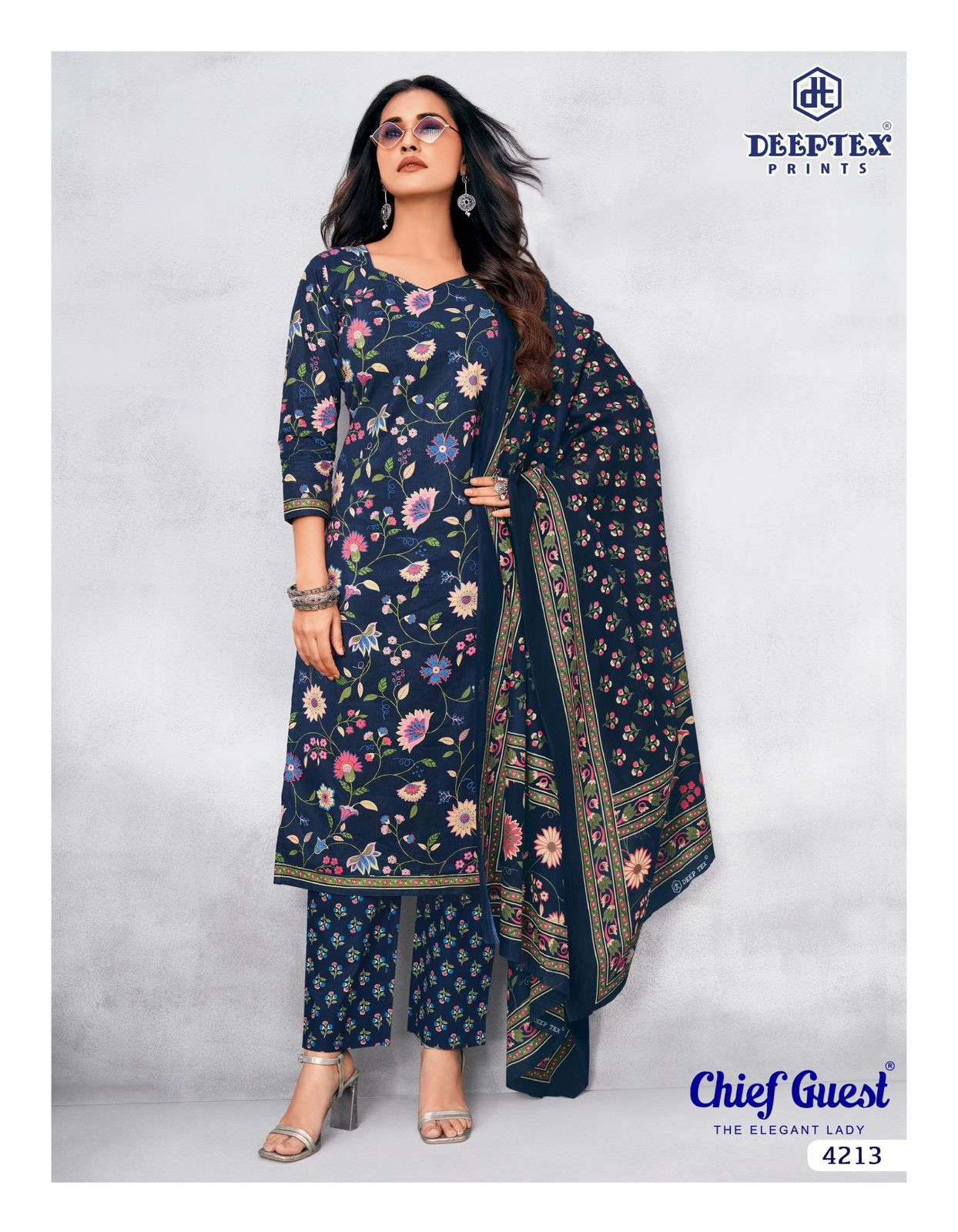 DEEPTEX PRINTS CHIEF GUEST VOL 42 COTTON PRINTED SALWAR SUIT	