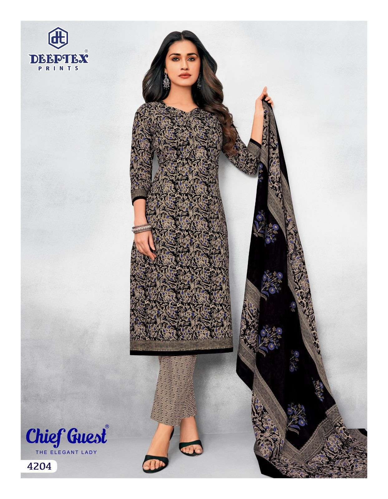 DEEPTEX PRINTS CHIEF GUEST VOL 42 COTTON PRINTED SALWAR SUIT	