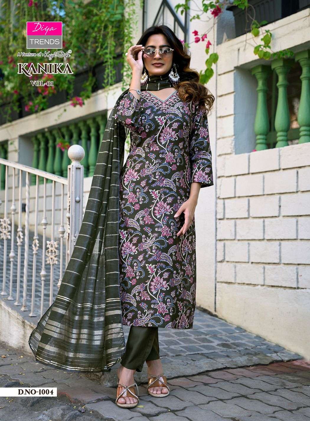 DIYA TRENDS KANIKA VOL 2 STRAIGHT KURTI WITH PANT & DUPATTA SET