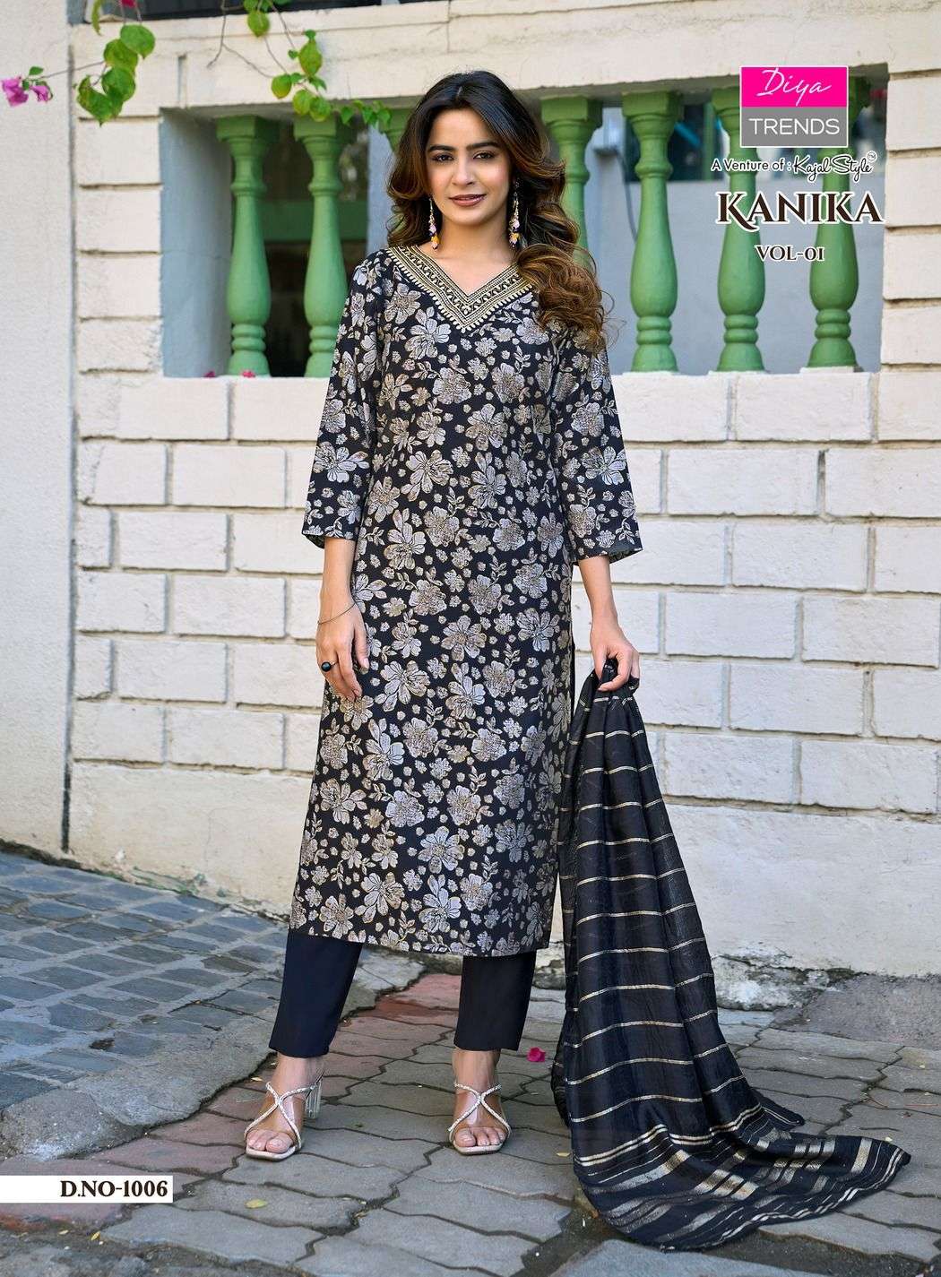 DIYA TRENDS KANIKA VOL 2 STRAIGHT KURTI WITH PANT & DUPATTA SET