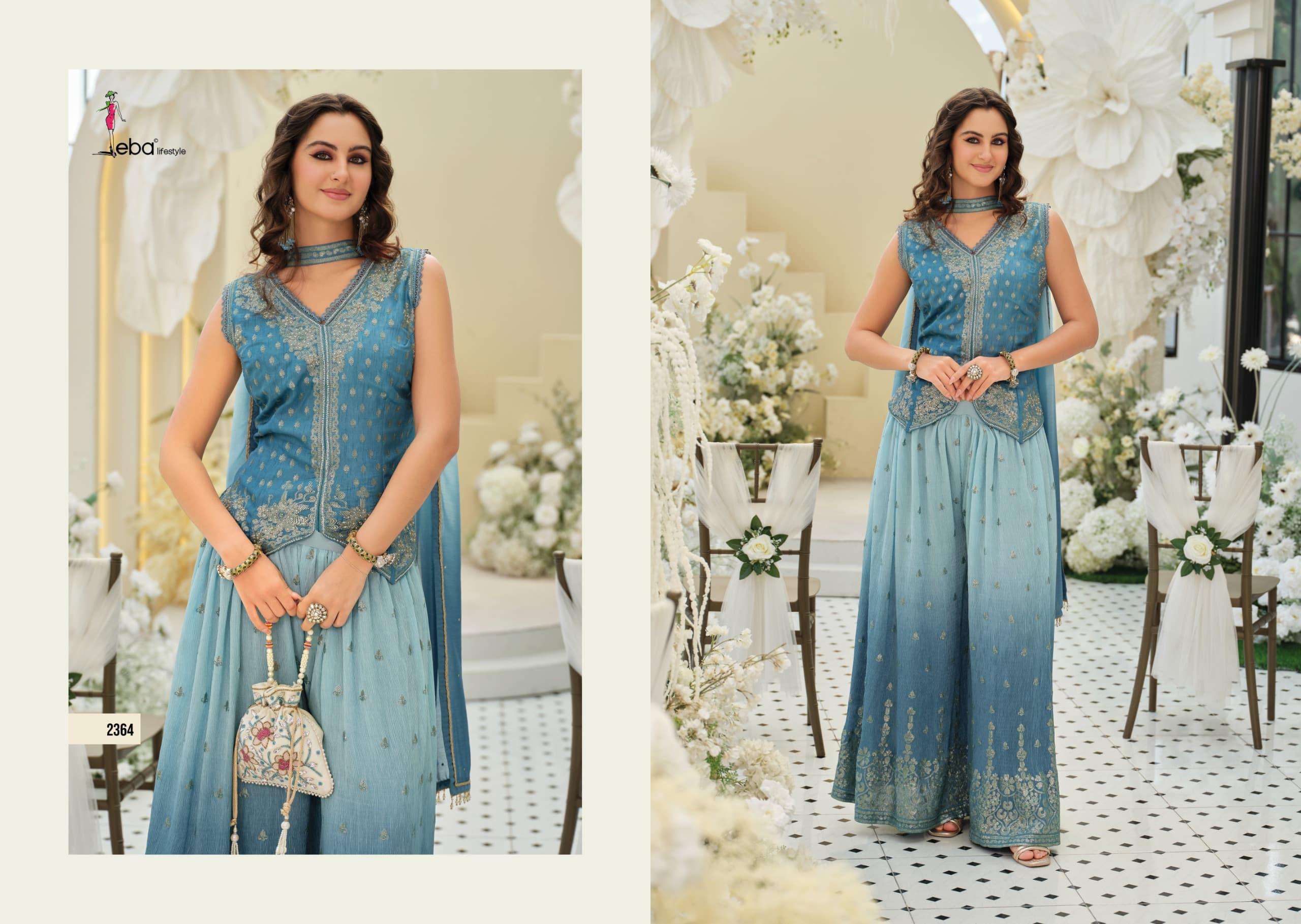 EBA LIFESTYLLE ERA HEAVY DESIGNER PARTY WEAR LADIES SUIT