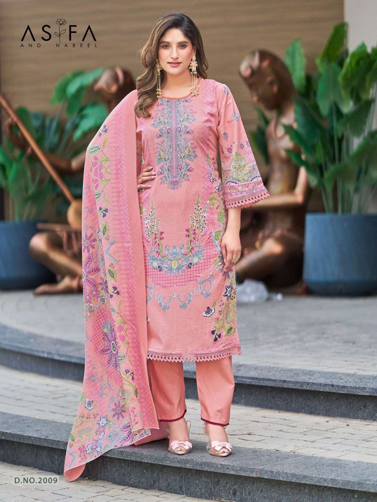 FALAK INTERNATIONAL ASIFA AND NABEEL VOL 2 COTTON DIGITAL PRINTS SALWAR SUIT