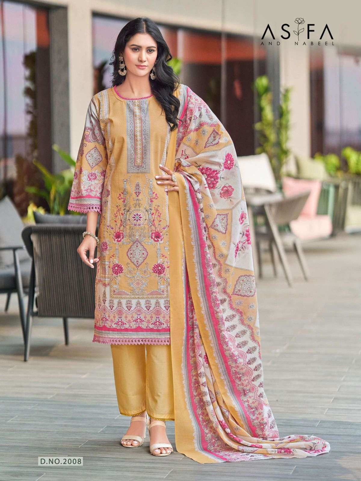 FALAK INTERNATIONAL ASIFA AND NABEEL VOL 2 COTTON DIGITAL PRINTS SALWAR SUIT