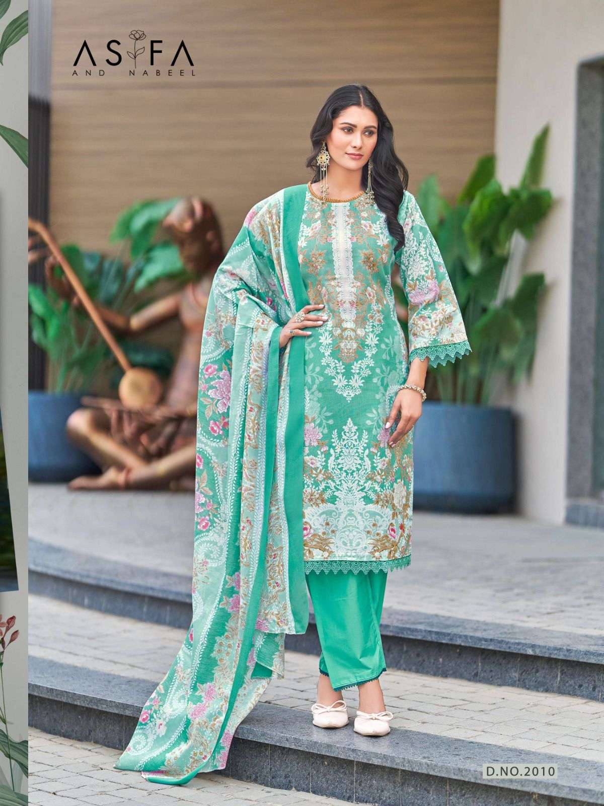 FALAK INTERNATIONAL ASIFA AND NABEEL VOL 2 COTTON DIGITAL PRINTS SALWAR SUIT