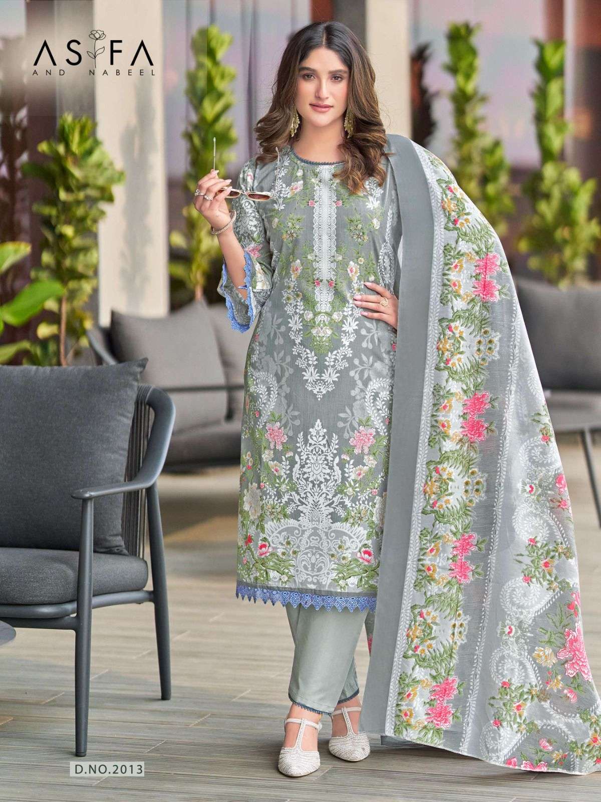 FALAK INTERNATIONAL ASIFA AND NABEEL VOL 2 COTTON DIGITAL PRINTS SALWAR SUIT