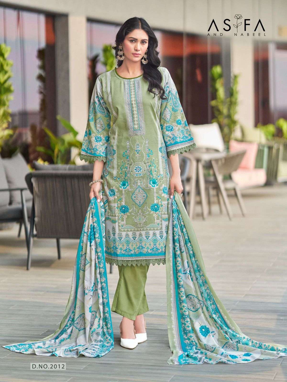 FALAK INTERNATIONAL ASIFA AND NABEEL VOL 2 COTTON DIGITAL PRINTS SALWAR SUIT