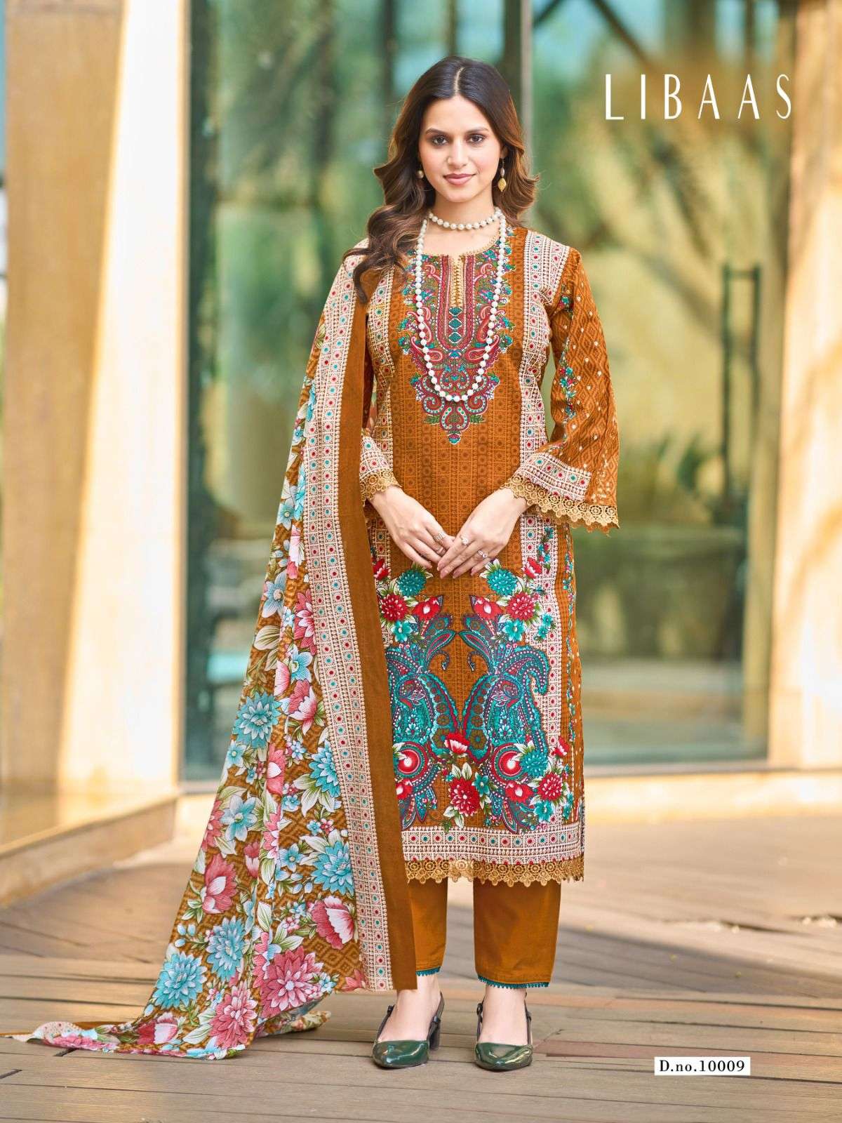 FALAK INTERNATIONAL LIBAAS VOL 10 COTTON DIGITAL STYLE PRINTS SALWAR SUIT