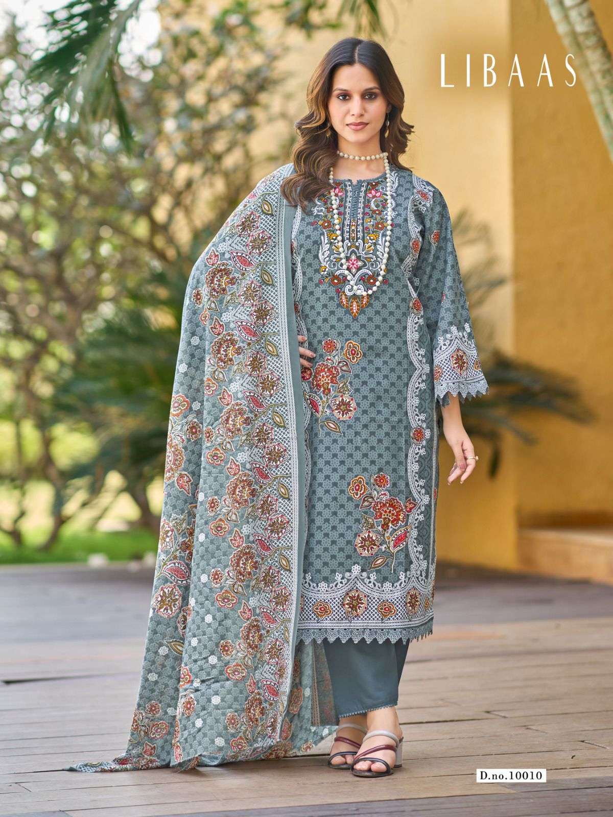 FALAK INTERNATIONAL LIBAAS VOL 10 COTTON DIGITAL STYLE PRINTS SALWAR SUIT