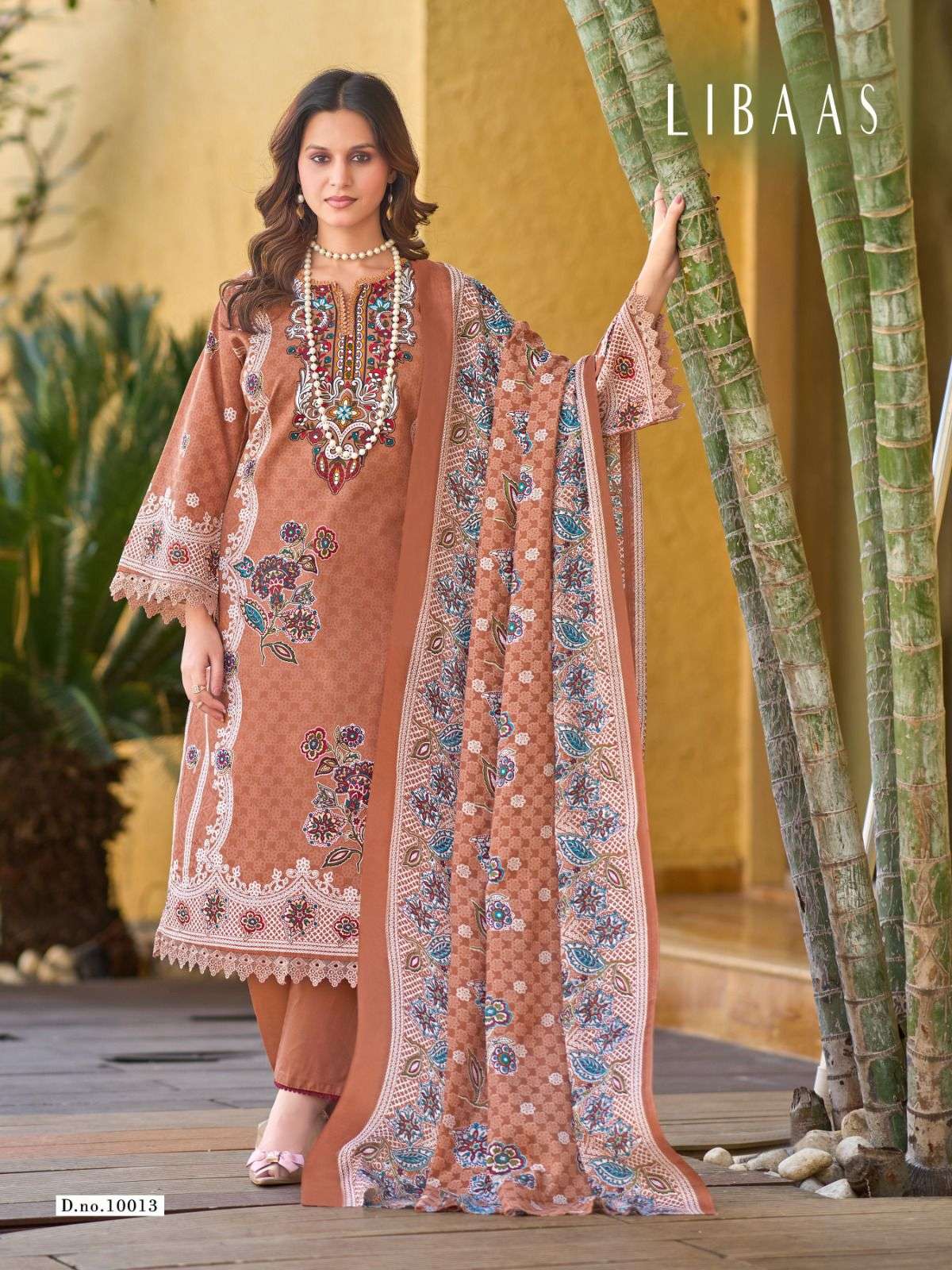 FALAK INTERNATIONAL LIBAAS VOL 10 COTTON DIGITAL STYLE PRINTS SALWAR SUIT