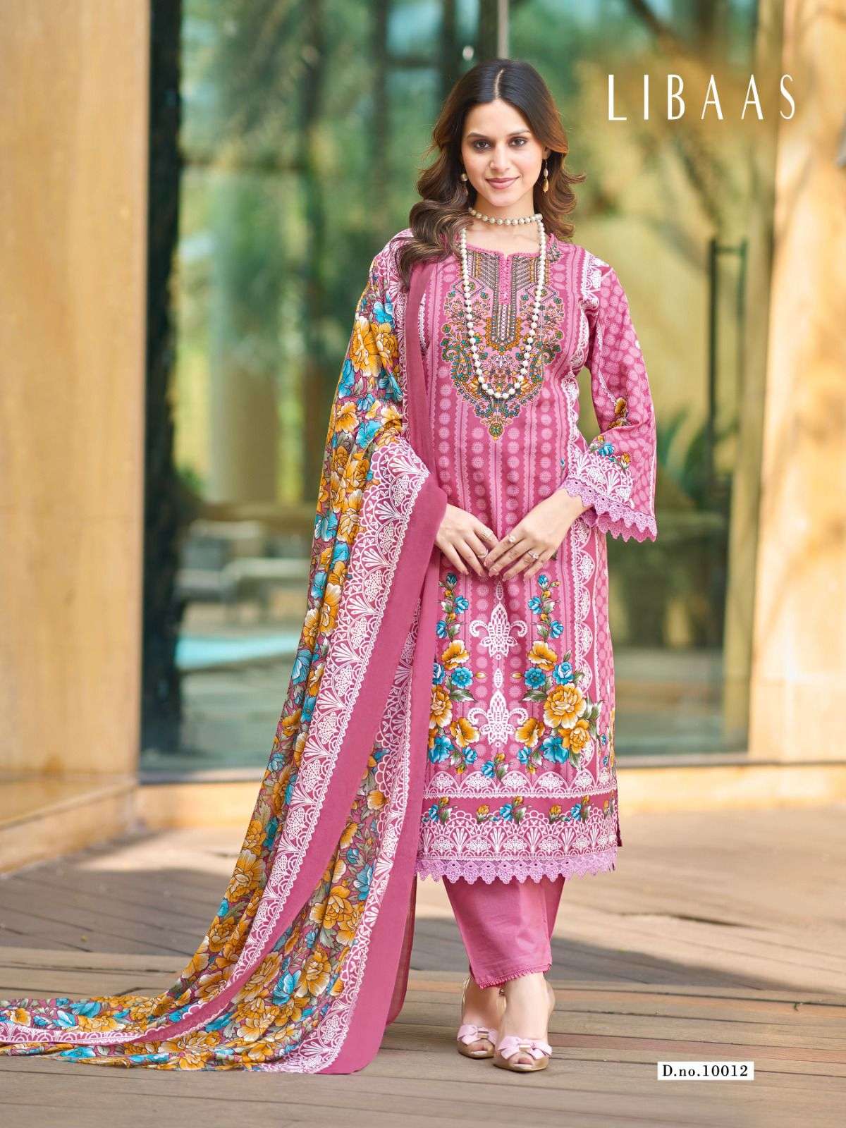 FALAK INTERNATIONAL LIBAAS VOL 10 COTTON DIGITAL STYLE PRINTS SALWAR SUIT