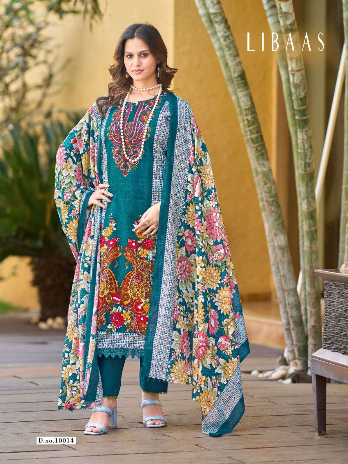 FALAK INTERNATIONAL LIBAAS VOL 10 COTTON DIGITAL STYLE PRINTS SALWAR SUIT