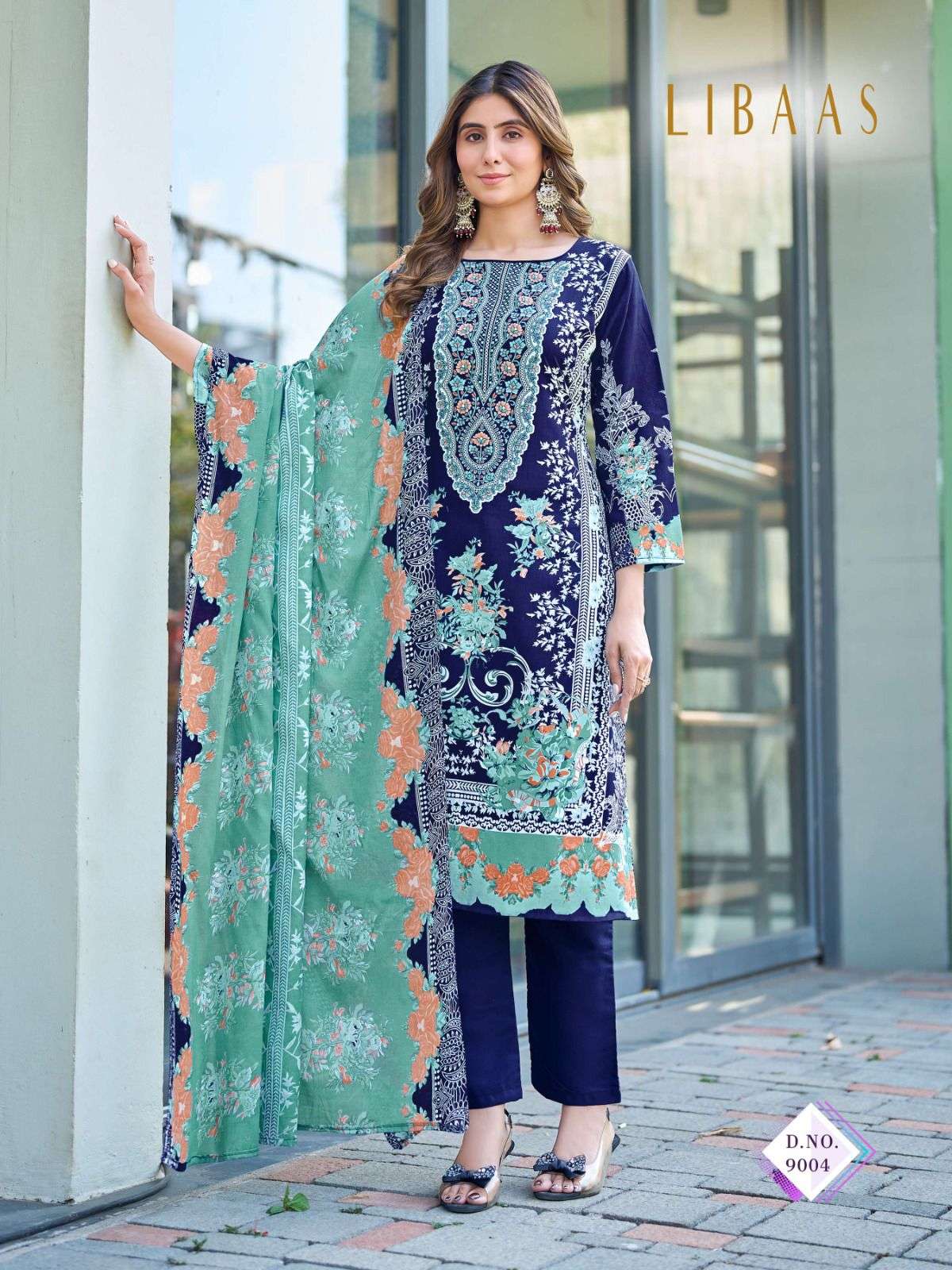 FALAK INTERNATIONAL LIBAAS VOL 9 COTTON DIGITAL STYLE PRINTS SALWAR SUIT