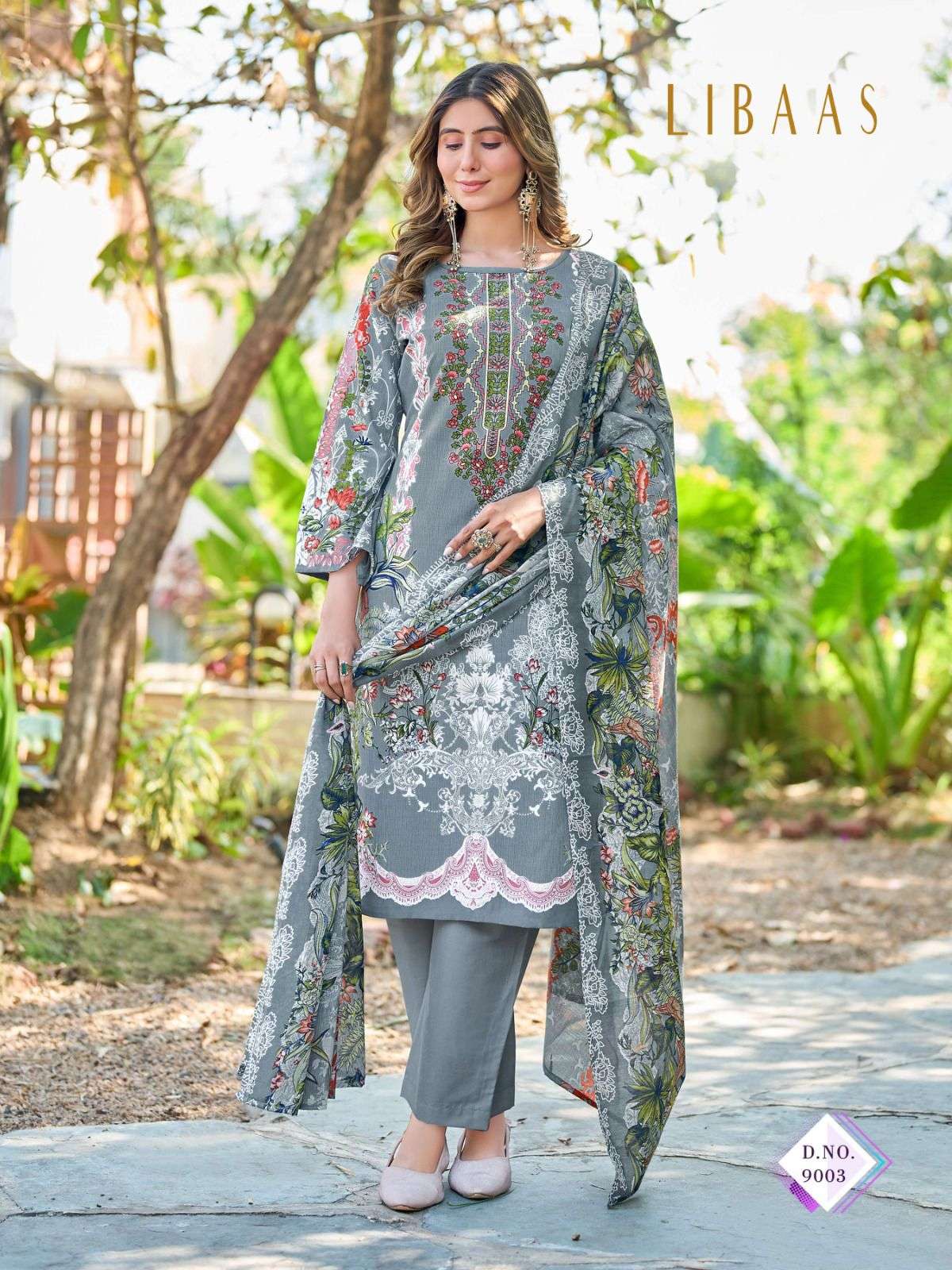 FALAK INTERNATIONAL LIBAAS VOL 9 COTTON DIGITAL STYLE PRINTS SALWAR SUIT