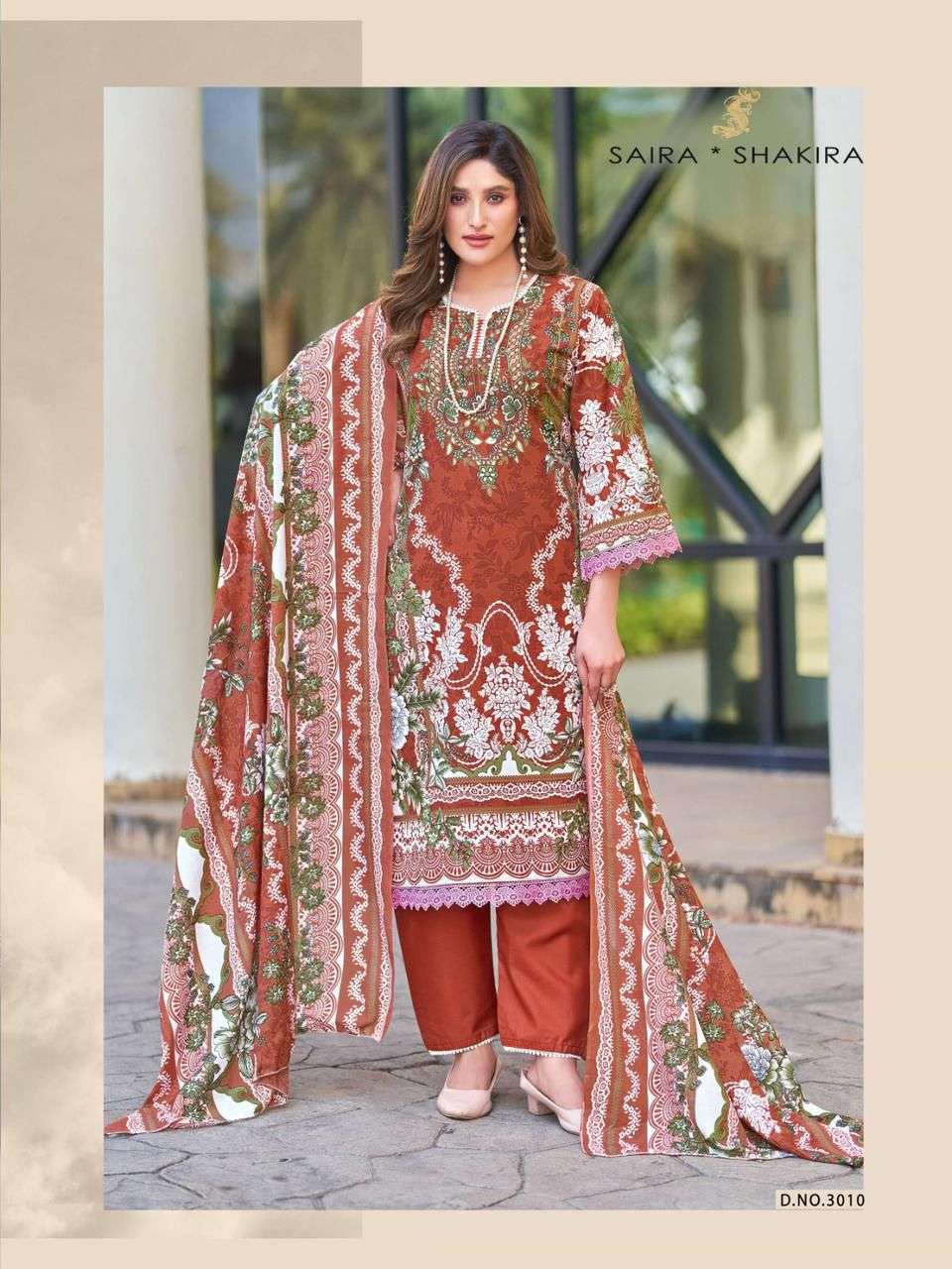 FALAK INTERNATIONAL SAIRA SHAKIRA VOL 3 COTTON DIGITAL PRINT SALWAR SUIT