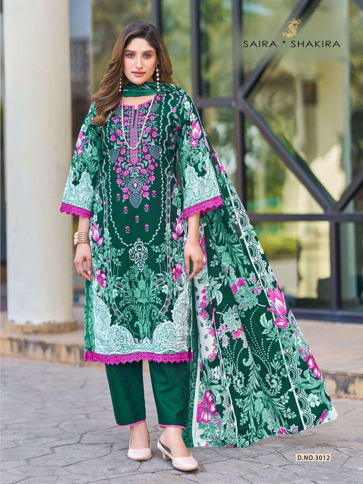 FALAK INTERNATIONAL SAIRA SHAKIRA VOL 3 COTTON DIGITAL PRINT SALWAR SUIT