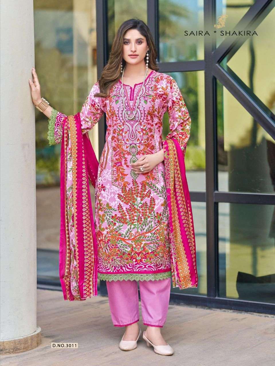 FALAK INTERNATIONAL SAIRA SHAKIRA VOL 3 COTTON DIGITAL PRINT SALWAR SUIT