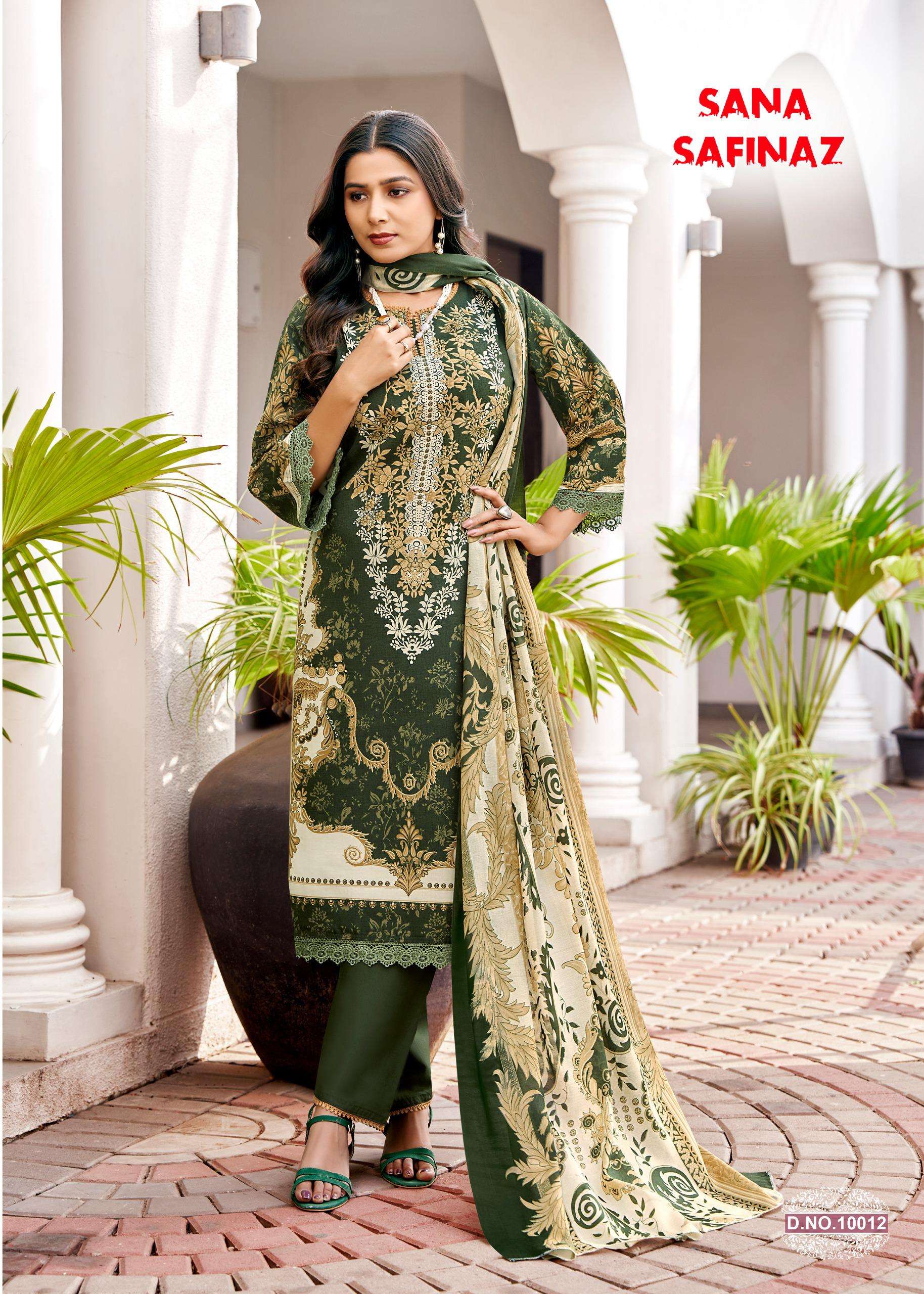 FALAK INTERNATIONAL SANA SAFINAZ VOL 10 COTTON DIGITAL KARACHI STYLE PRINT SALWAR SUIT	