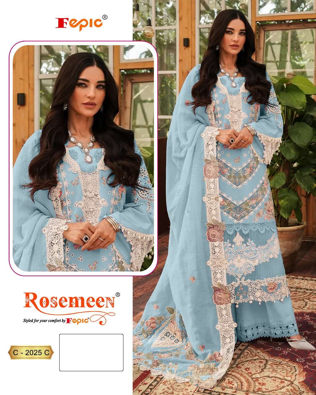 FEPIC ROSEMEEN C 2025 COTTON EMBROIDERED PAKISTANI SUITS 