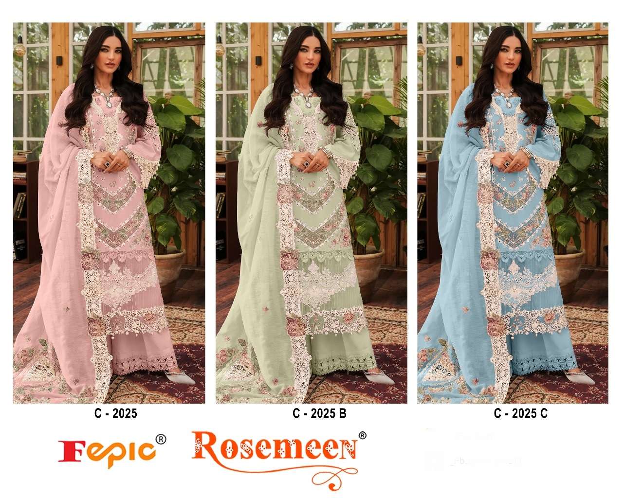 FEPIC ROSEMEEN C 2025 COTTON EMBROIDERED PAKISTANI SUITS 