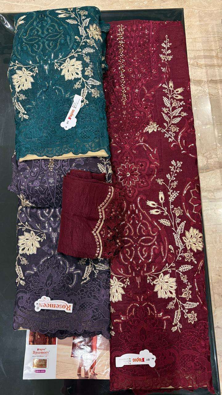 FEPIC ROSEMEEN MAN6880 COTTON EMBROIDERED PAKISTANI SUIT