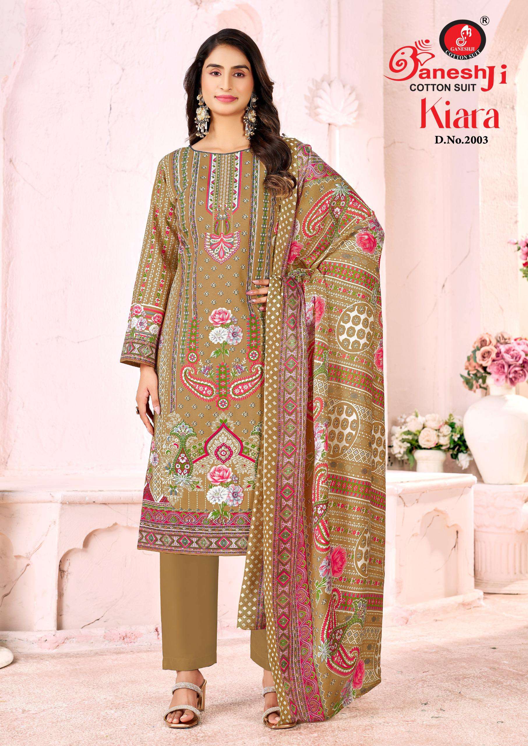 GANESHJI COTTON SUIT KIARA VOL 2 COTTON DIGITAL PRINT DRESS 