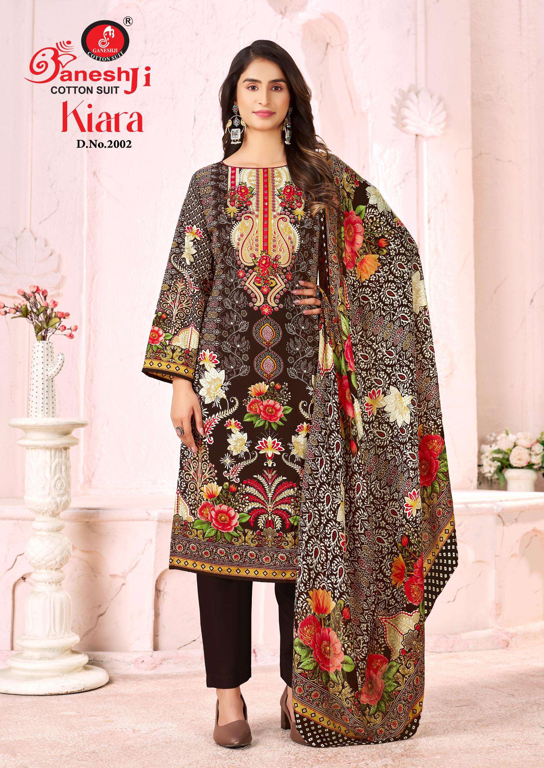 GANESHJI COTTON SUIT KIARA VOL 2 COTTON DIGITAL PRINT DRESS 