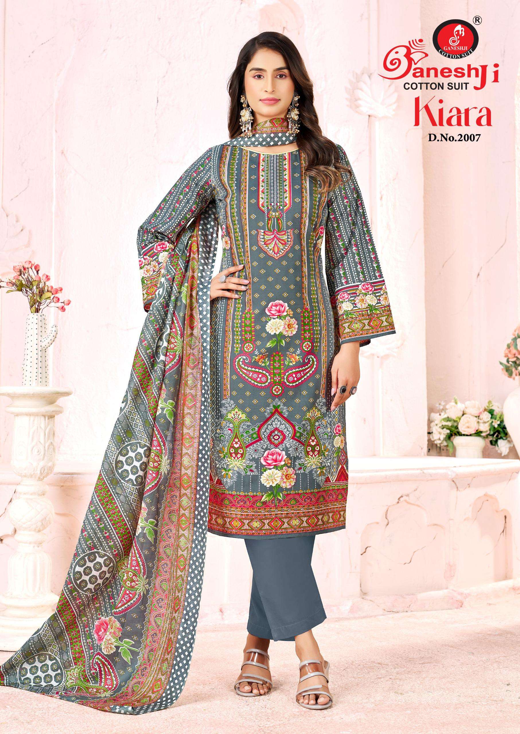 GANESHJI COTTON SUIT KIARA VOL 2 COTTON DIGITAL PRINT DRESS 