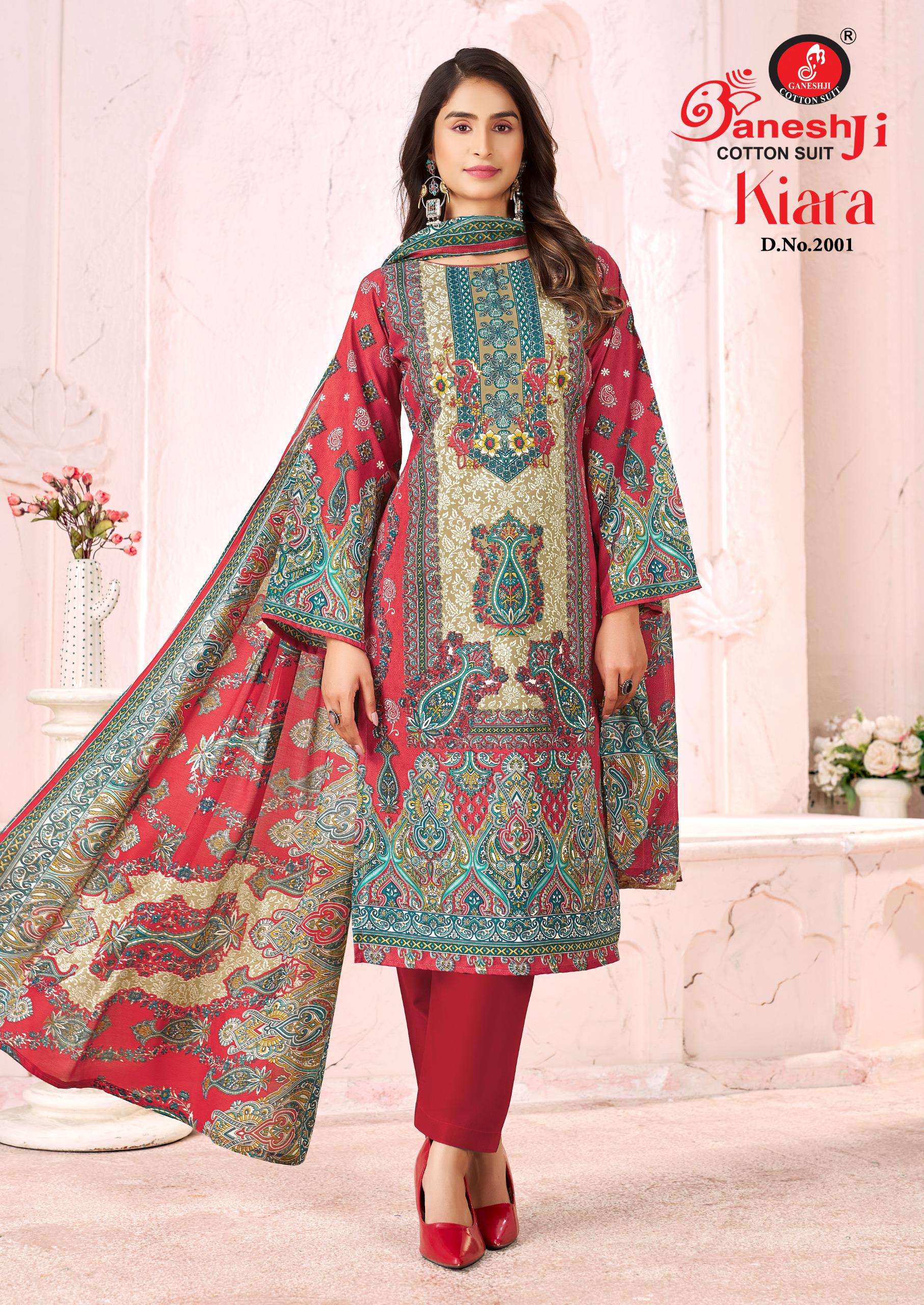 GANESHJI COTTON SUIT KIARA VOL 2 COTTON DIGITAL PRINT DRESS 