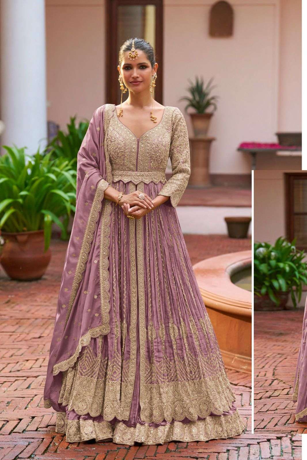 GULKAYRA DESIGNER MEENAT HEAVY ELEGANT DESIGNER WEDDING WEAR LADIES SUIT