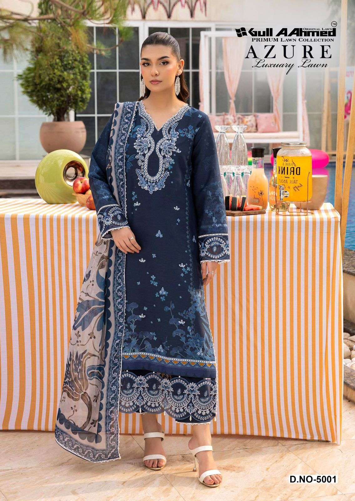 GULL AAHMED AZURE VOL 5 COTTON DIGITAL PRINTS SALWAR SUIT