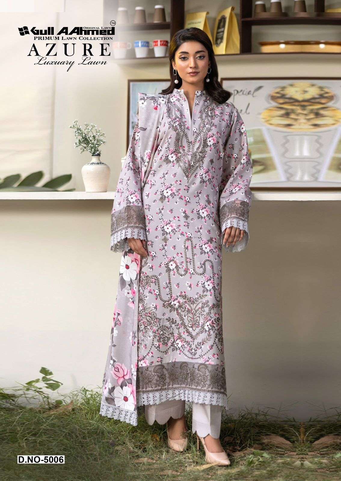 GULL AAHMED AZURE VOL 5 COTTON DIGITAL PRINTS SALWAR SUIT