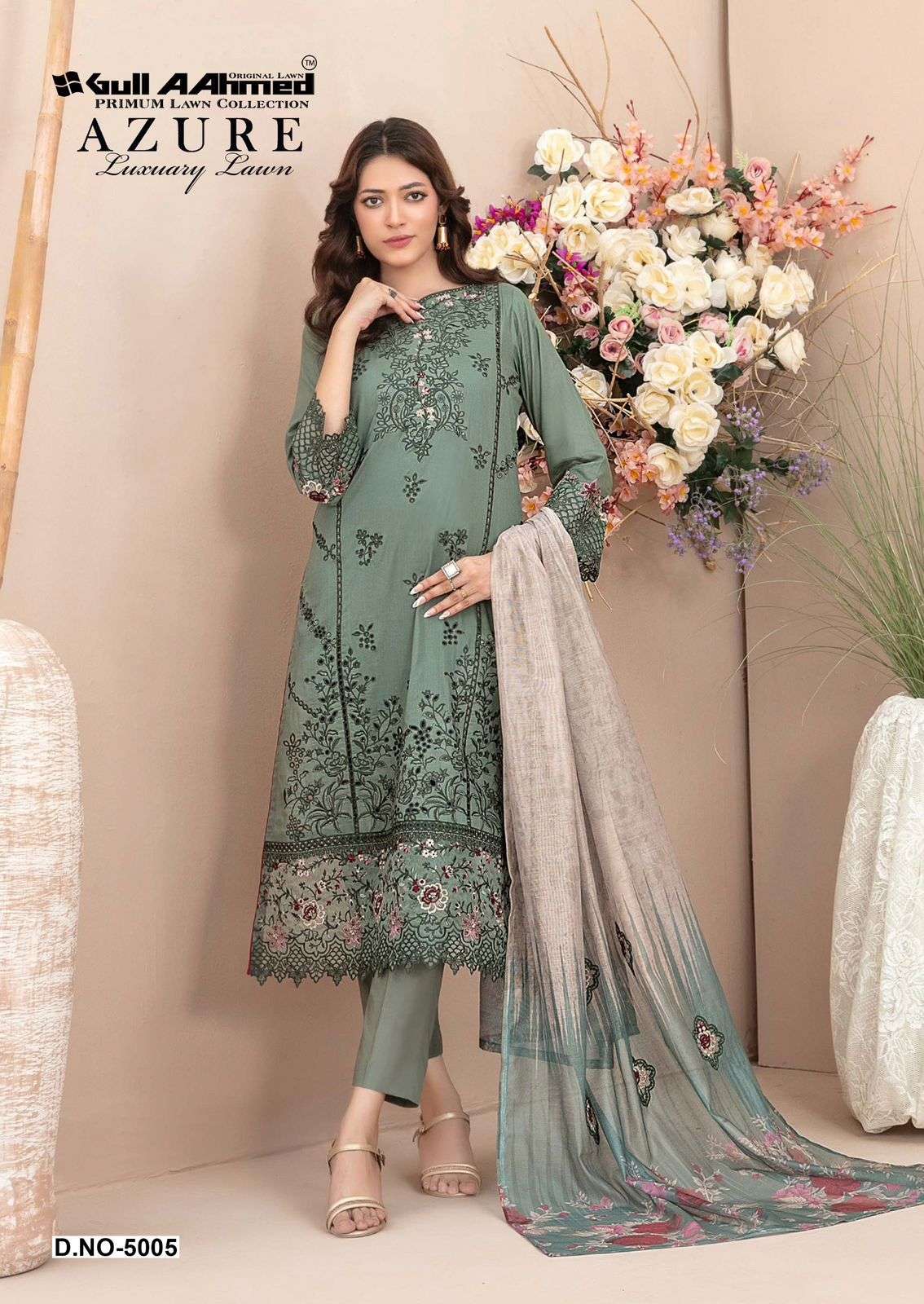 GULL AAHMED AZURE VOL 5 COTTON DIGITAL PRINTS SALWAR SUIT