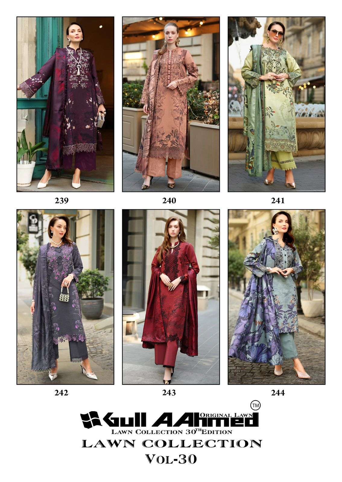 GULL AAHMED LAWN COLLECTION VOL 30 COTTON DIGITAL PRINT SALWAR SUIT