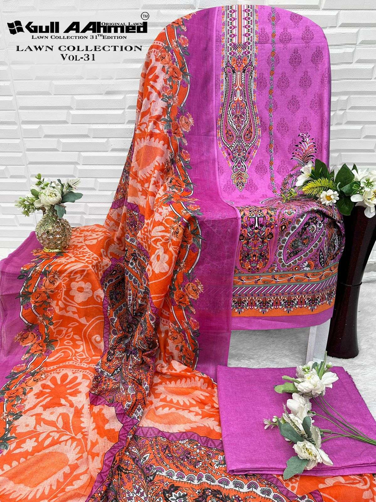 GULL AAHMED LAWN COLLECTION VOL 31 COTTON DIGITAL PRINT SALWAR SUIT