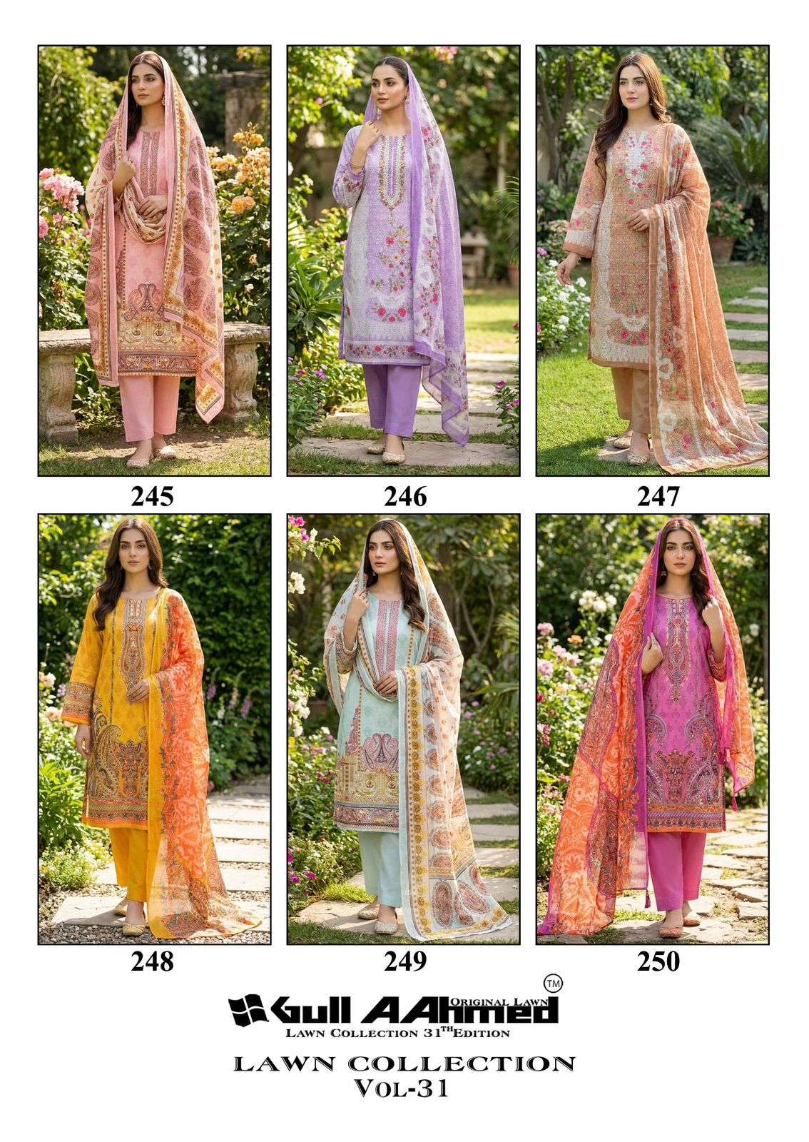 GULL AAHMED LAWN COLLECTION VOL 31 COTTON DIGITAL PRINT SALWAR SUIT