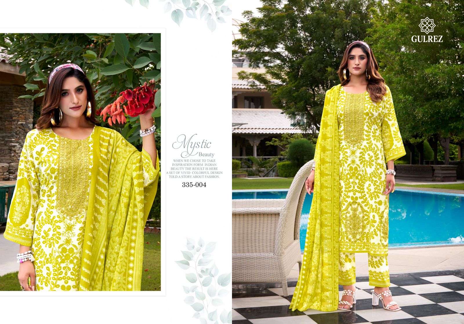 GULREZ MAHNOOR COTTON PRINT WITH FANCY EMBROIDERY WORK READY MADE SUIT