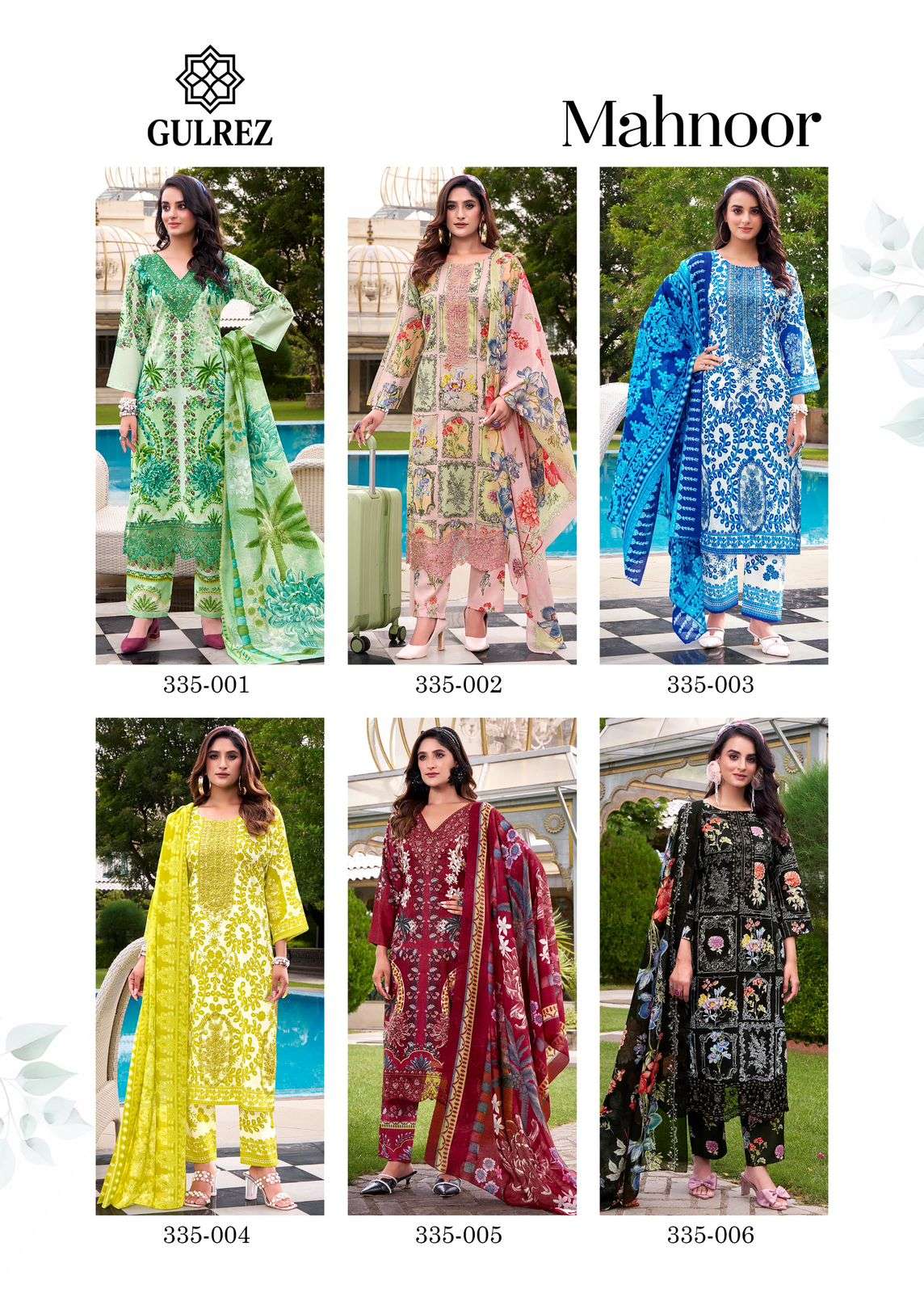 GULREZ MAHNOOR COTTON PRINT WITH FANCY EMBROIDERY WORK READY MADE SUIT