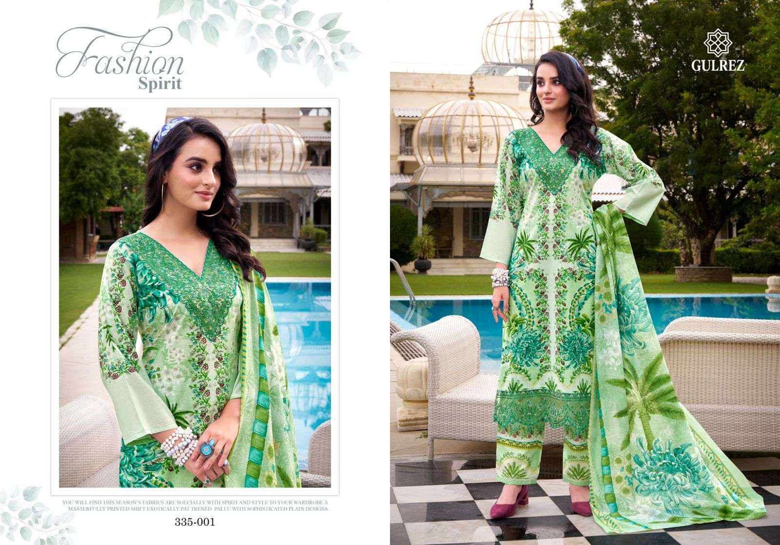 GULREZ MAHNOOR COTTON PRINT WITH FANCY EMBROIDERY WORK READY MADE SUIT