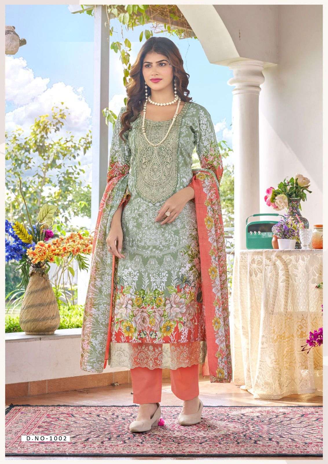 HALA FARAH VOL 1 COTTON DIGITAL PRINT WITH FANCY PATCH WORK SUIT