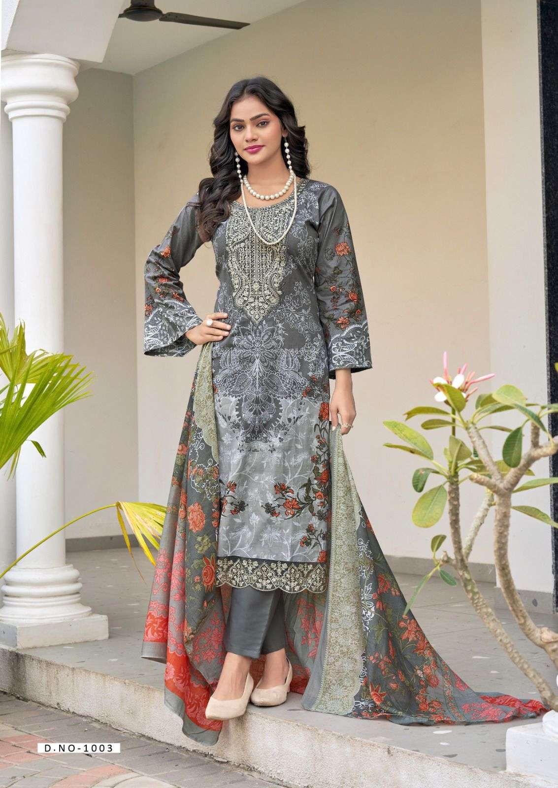 HALA FARAH VOL 1 COTTON DIGITAL PRINT WITH FANCY PATCH WORK SUIT