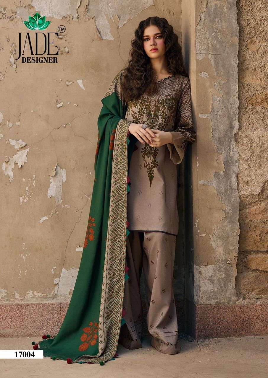 JADE CRIMSON EXCLUSIVE HEAVY LAWN COLLECTION VOL 17 COTTON DIGITAL KARACHI PRINTS SALWAR SUIT