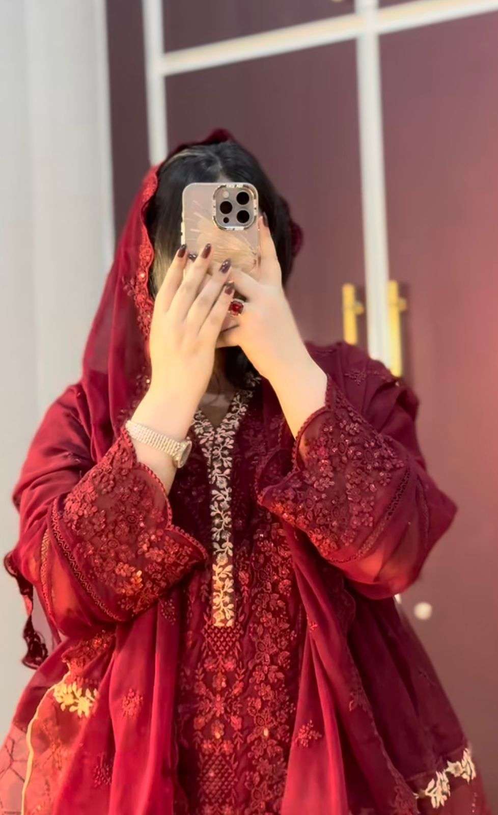 JF 001 GEORGETTE EMBROIDERY DESIGNER BEAUTIFUL LOOK SUIT