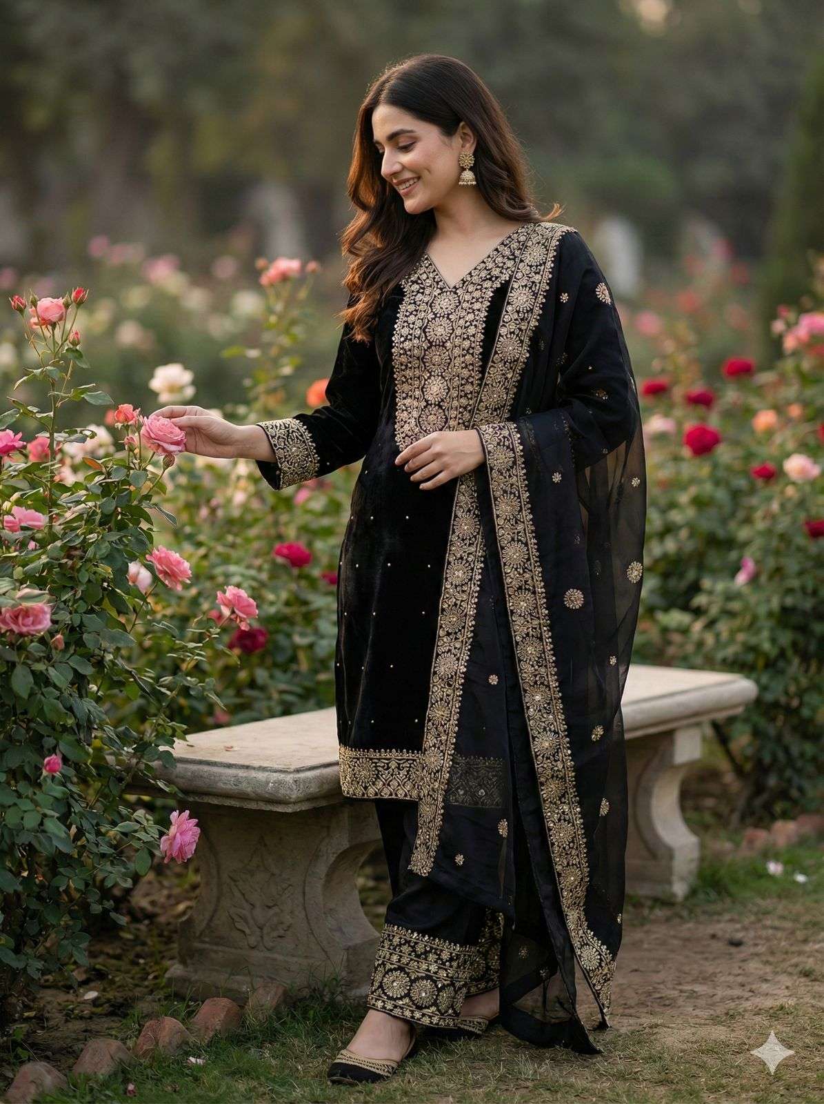 JF 040 SILK BEAUTIFUL DESIGNER PARTY WEAR LOOK DESIGNER SUIT