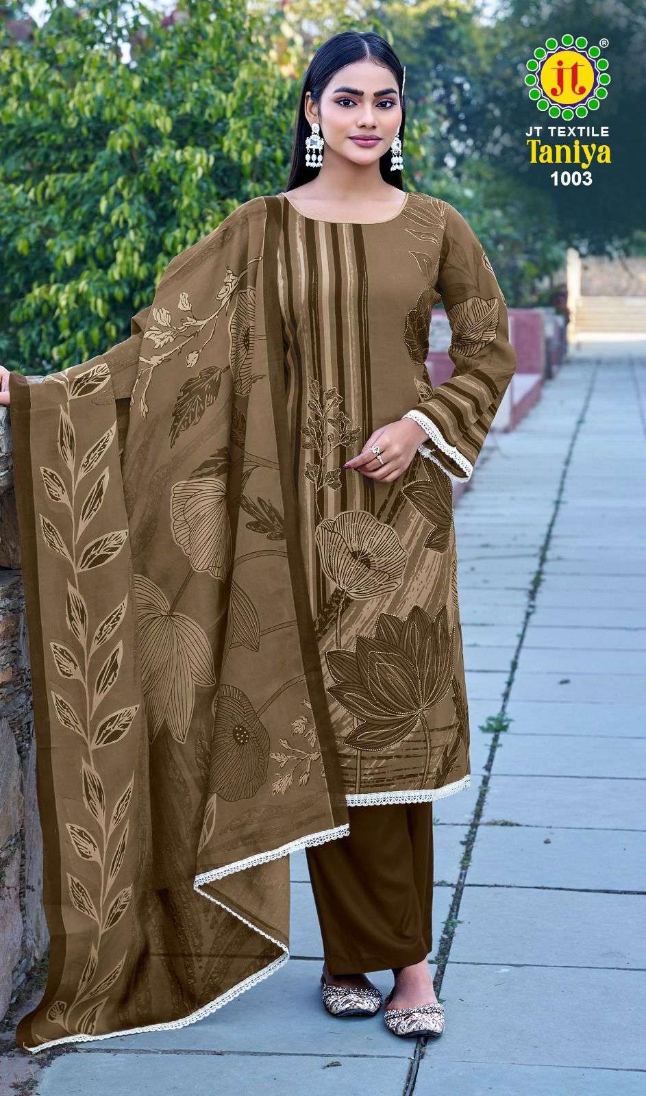 JT TANIYA VOL 1 RAYON FANCY WORKS LADIES SALWAR SUIT