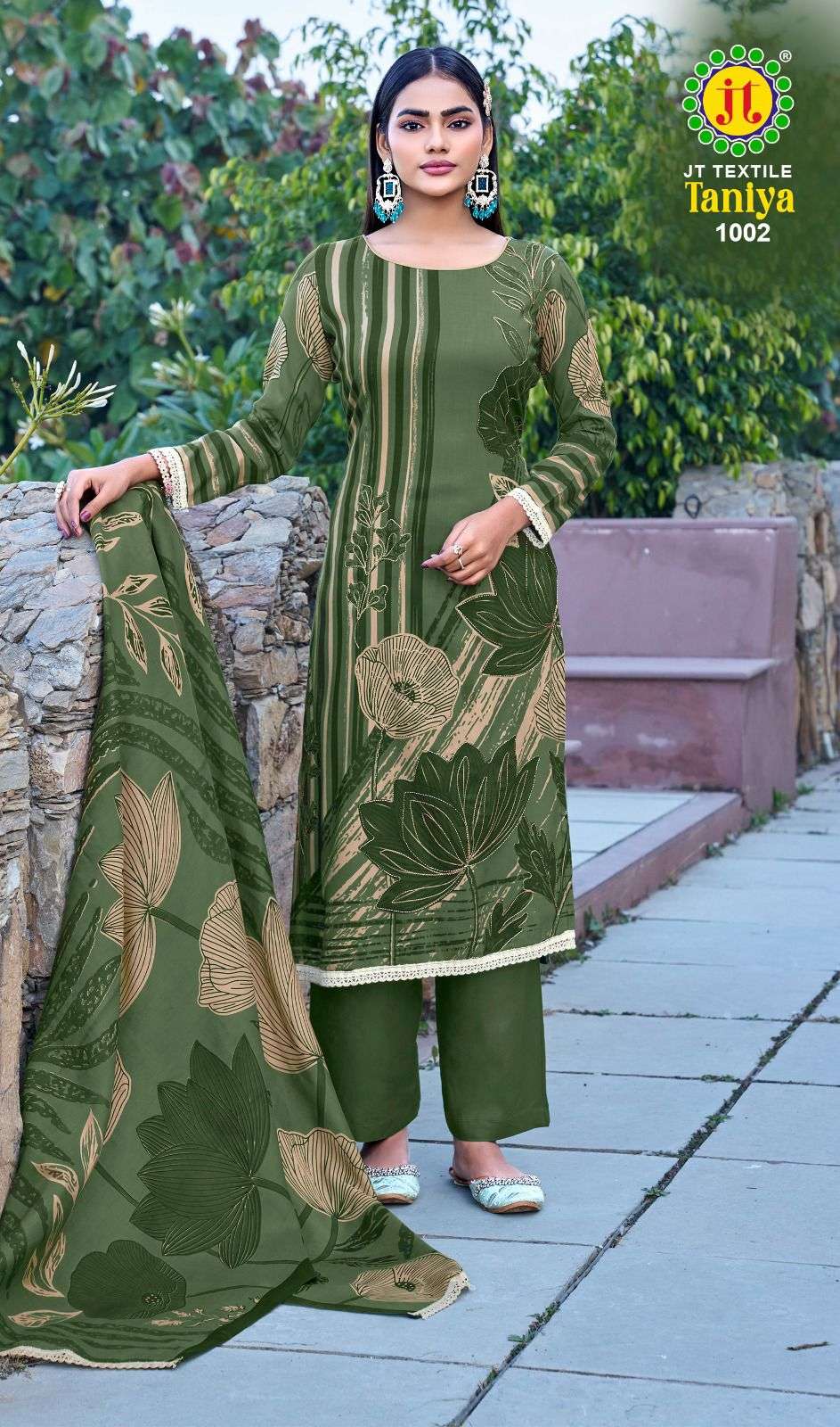JT TANIYA VOL 1 RAYON FANCY WORKS LADIES SALWAR SUIT